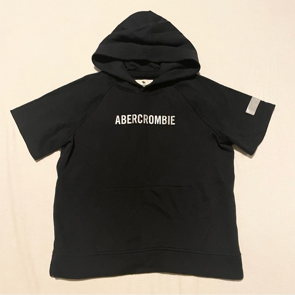 Abercrombie & Fitch Kids Black Hoodie Size 15/16 Sweatshirt